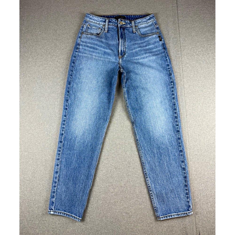 Silver Jeans Co. Womens Mom Jeans 28 Slim Fit High Rise Blue Medium Wash Denim
